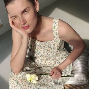 NWT Zara Floral Midi Dress/ Size small